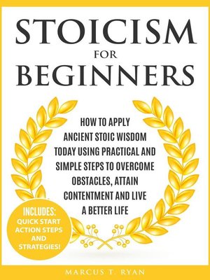 cover image of Stoicism for Beginners